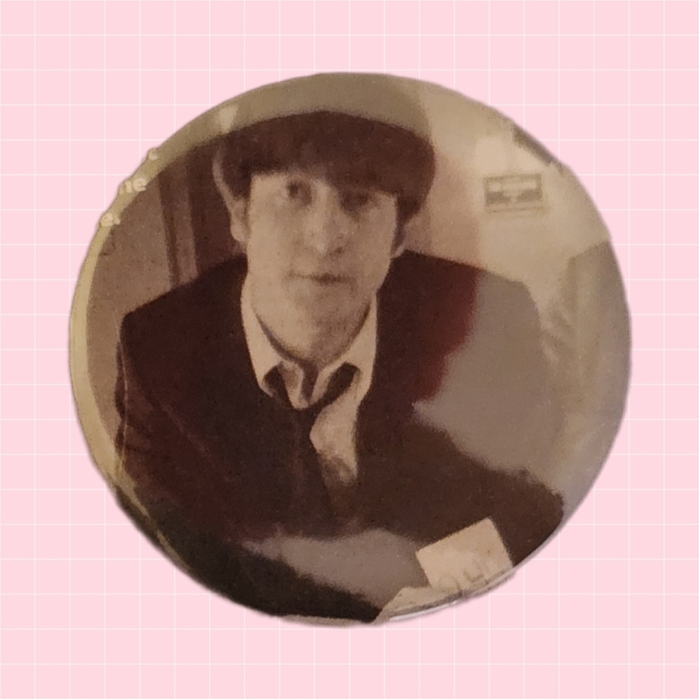 John Lennon Beatles 2" Pin